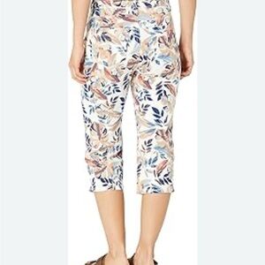 Gloria Vanderbilt Amanda Floral Print Women's Pants capri
